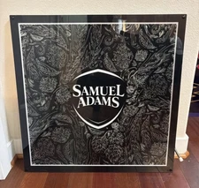 Samuel Adams Beer Light Motion LED Sign Sam Adams Boston Lager Bar Rare 24x20