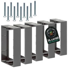 3/4" Single Gang Receptacle Outlet Box Extenders UL Listed, Screws 6-32 x 1....