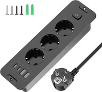 Versenkbare Steckdose 3 Fach, Einbau Steckdosenleiste Mit 4 Usb, Einbausteckdose