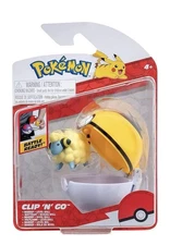 NEW Jazwares Pokemon Clip N Go MAREEP Figure + Yellow LEVEL Ball PKW3137 Toy