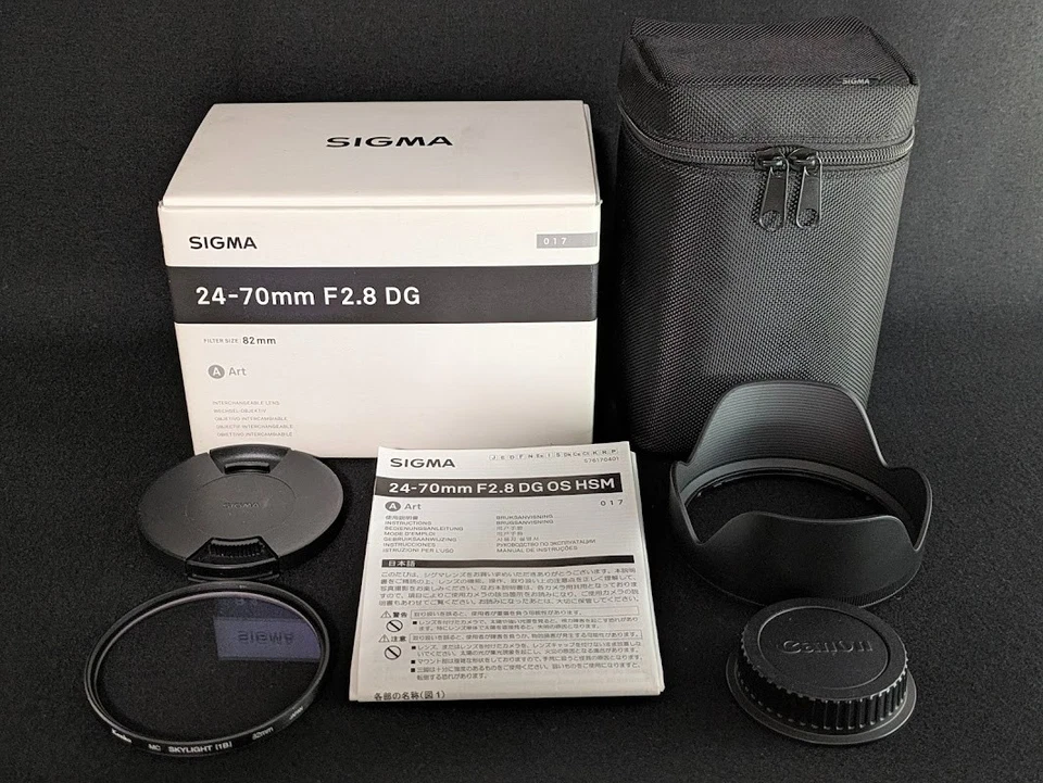 Sigma 24-70mm f/2.8 DG OS HSM Art 017 Lens Canon EF - As-Is w/Box - Japan - image 4 of 4
