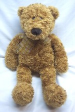 Animal Alley Toys R Us BROWN TEDDY BEAR W/ BOW 17" Plush Stuffed Animal TOY 2000
