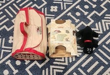 Pound Puppies Newborns 1986 VINTAGE with Carrier Case/Kennel Crate  1 Puppy