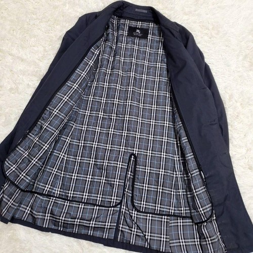 Burberry Black Label Single Trench Coat Size XL Authentic Men's Used From Japan! - Picture 5 of 10