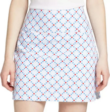 Lady Hagen Women's 17" Tummy Control Pull-On Skort -L- Pickleball/Tennis STAR