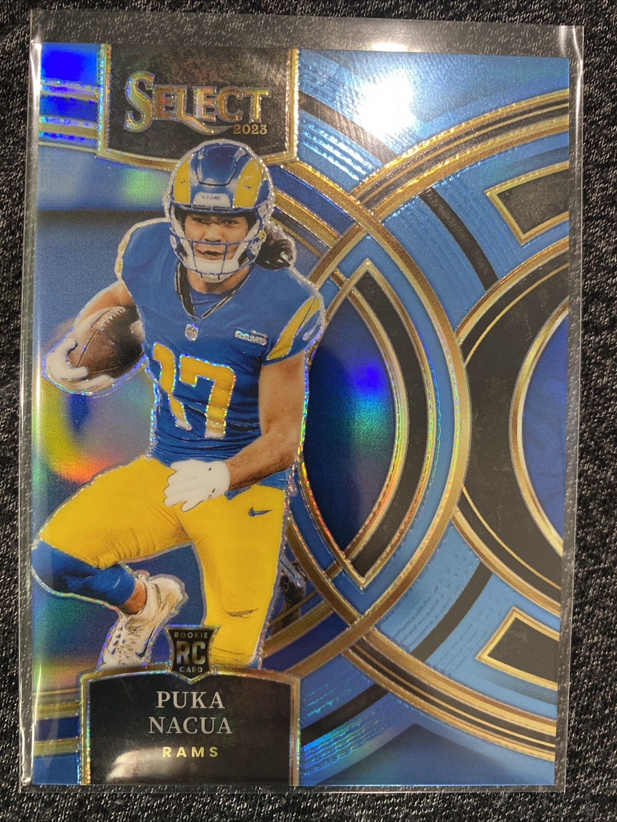 Puka Nacua 2023 Panini Select RC Rookie Premier Light Blue Prizm Rams /99 🔥🏈💎