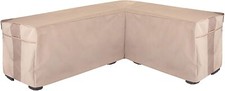  Outdoor Furniture Cover Modern Leisure 2971 Monterey Sectional L-Right Khaki