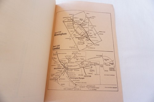 1979 London Midland Region Railway Working Timetable Section CR Shrewsbury - Picture 7 of 8