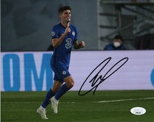 Chelsea FC Christian Pulisic Autographed Signed 8x10 EPL Photo JSA COA #11
