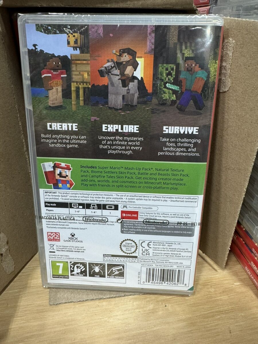 Minecraft Nintendo Switch and Switch Lite Includes Super Minecraft Nintendo Switch and Switch Lite Includes Super
