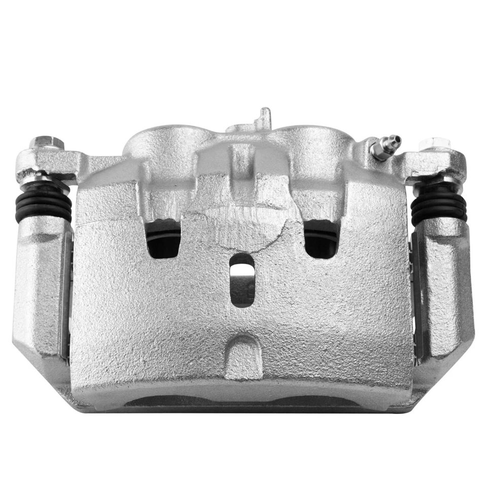 Pair Front Left Right Disc Brake Calipers w/ Brackets for 2009-2015 Honda Pilot - Image 2 of 4