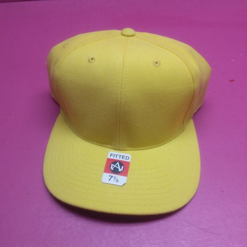 1 YELLOW BASEBALL HAT 1 BLANK FITTED XL 