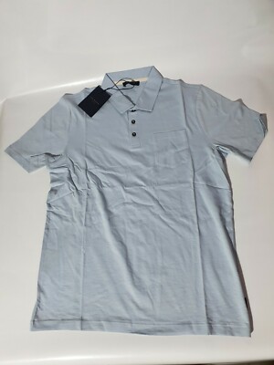 Ted Baker Distanc Linen Slub Polo M - light grey