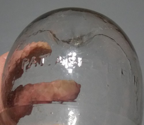 RARE ANTIQUE BLOWN GLASS BLOWN GLASS TOILET BOWL BALL FLOAT PAT. APPLIED FOR - Picture 8 of 10