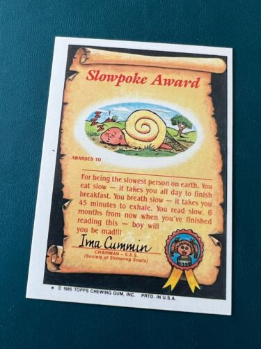 Garbage Pail Kids Series 2 1985 completa tu conjunto GPK 2a U Elige OS2 brillante *PC* - Imagen 92 de 194