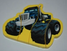 Monster Machines Truck Plastic 4 piece Puzzle Toy