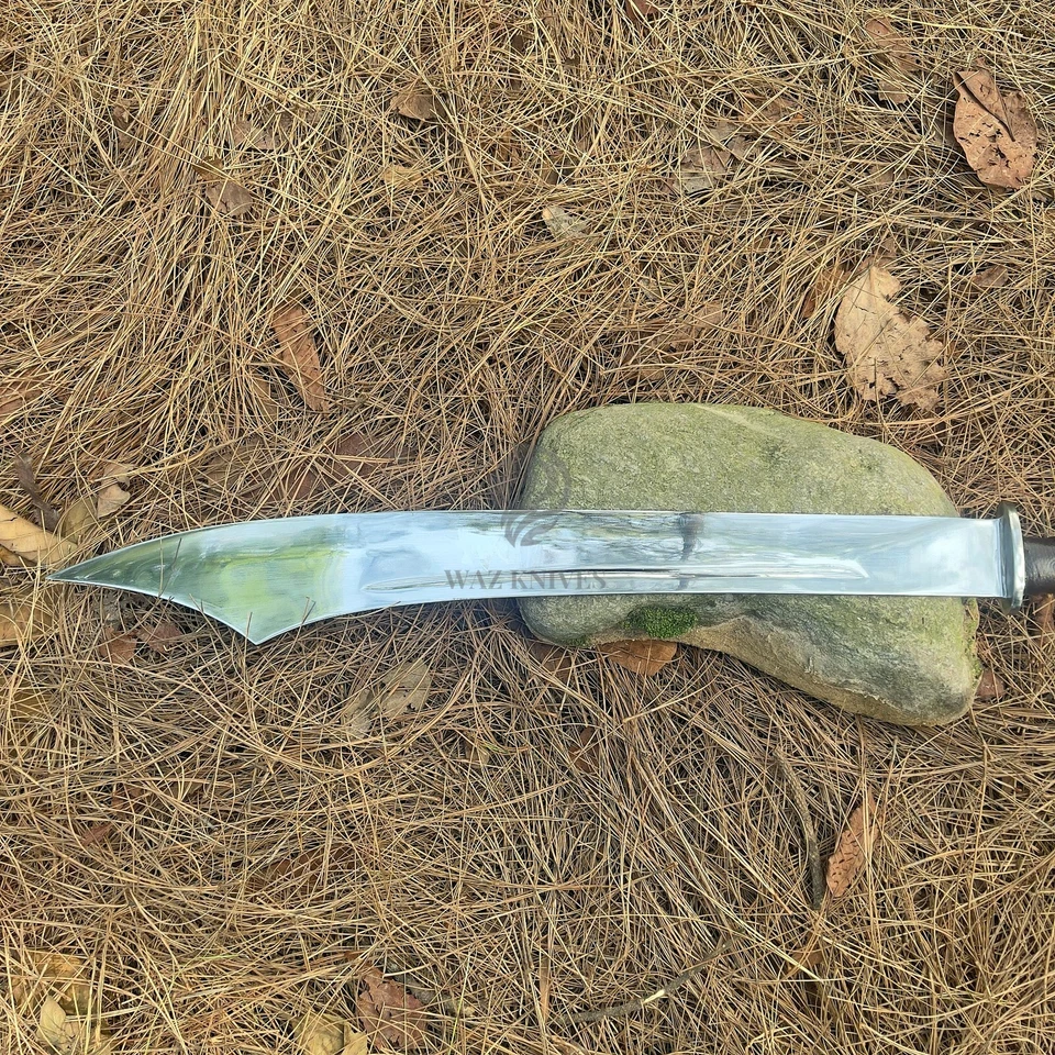 Espada Pudao Hecha a Mano 24 Pulgadas Mango Largo Antigua Espada Tradicional China Foto 3 de 4