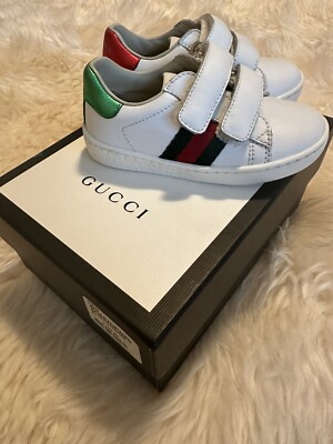 Gucci Ace Scarpe Culla Gucci Gucci Baby Ace Leather White Sneaker