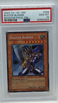 YU-GI-OH 2003 BUSTER BLADER BPT-008  PSA-10