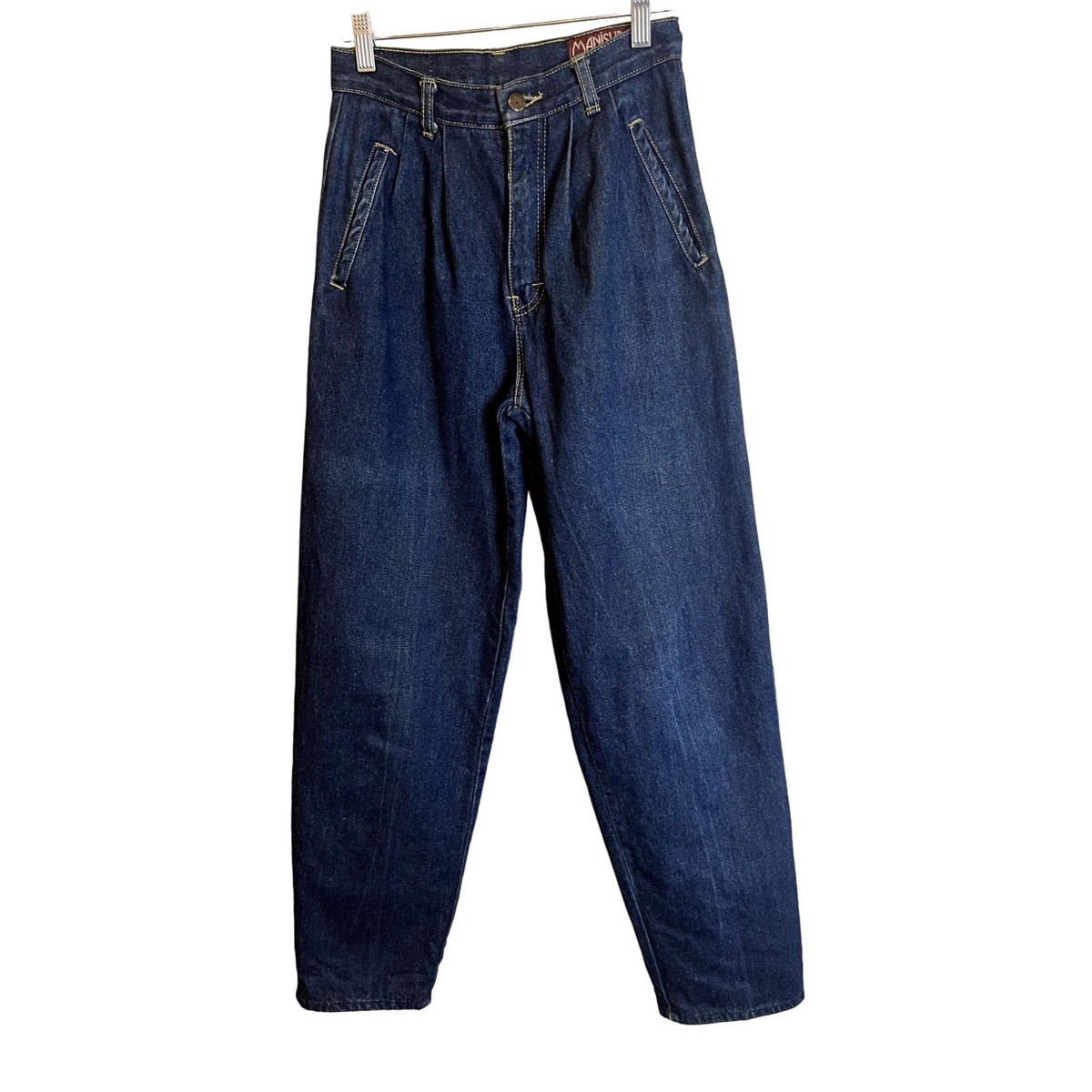 1980s Vintage Manisha Denim pleated front Jeans | eBay