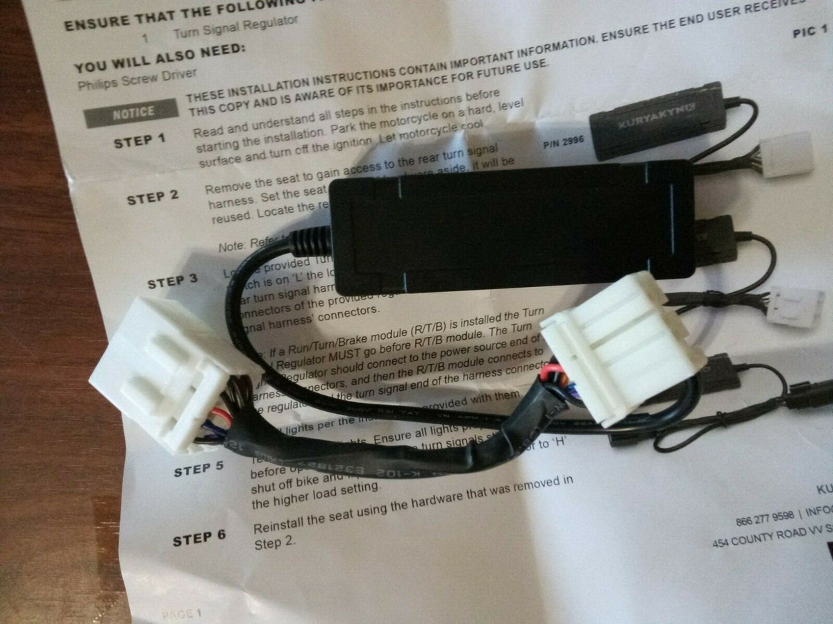 Kuryakyn 2996 Turn Signal Regulator, 8-Pin (for PARTS) | eBay