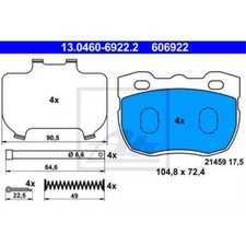 Plaquette de frein Rover 115