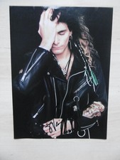 Steve Vai autograph signed A4 magazine image