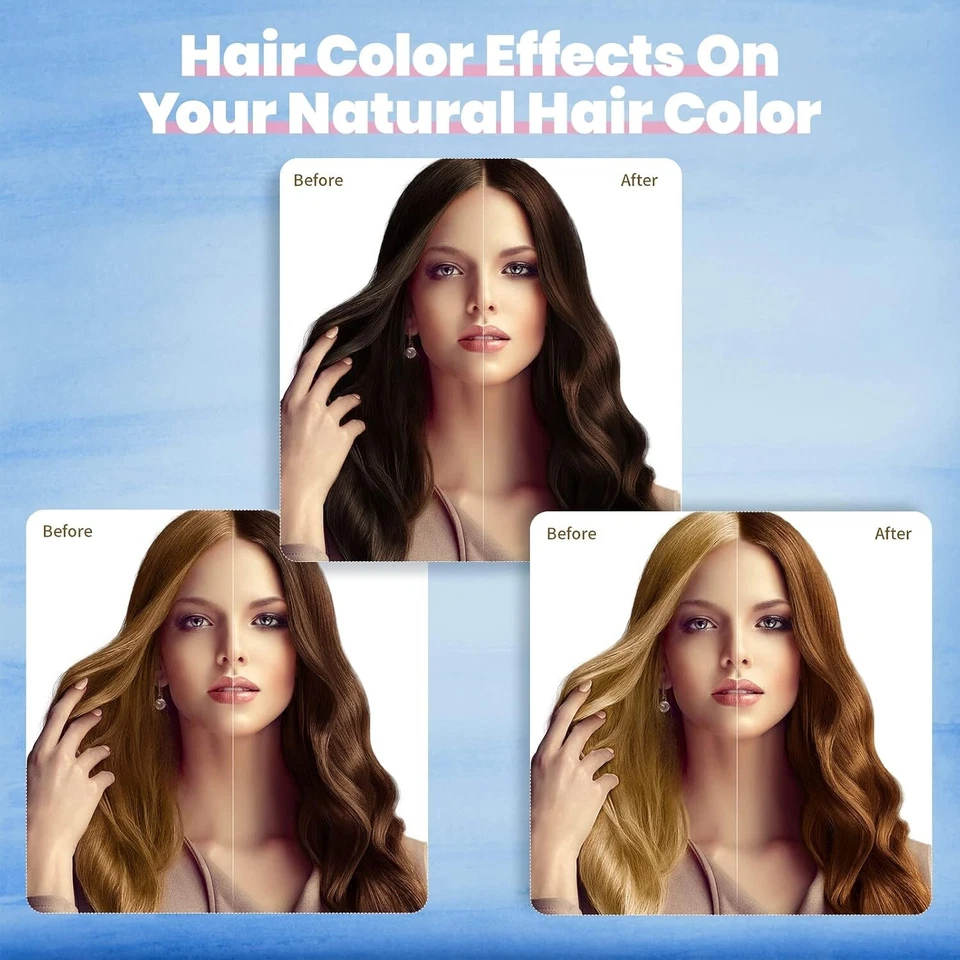 Dark Brown Hair Dye Shampoo Instant 3 in 1+100% Grey Coverage Herbal Ingredients - Image 4 of 4