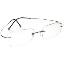 Silhouette Eyeglasses 7799 60 6107 Must Collection Gunmetal Rimless 53[]21 150
