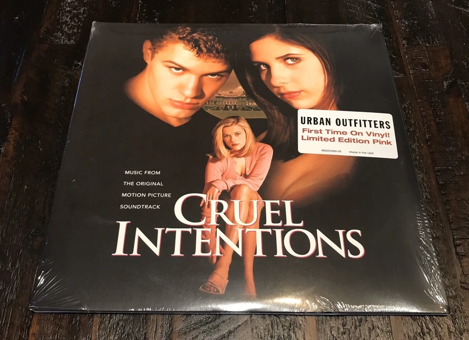 CRUEL INTENTIONS Soundtrack LP Pink Vinyl SEALED-The Verve Blur Counting Crows - Image 2 of 4