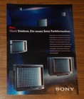 Rare Advertising Sony KV-27 XRD KV-27 EXTD Black Trinitron Television #2 1986