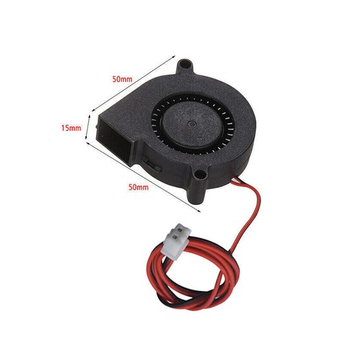 12V 24V Bürstenloses DC Gebläse Lüfter Ultra Quiet Cooling Fan 5015S 50mm x 15mm - Afbeelding 10 van 12