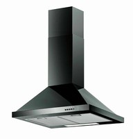 BAUMATIC F60.2BL Chimney Cooker Hood Extractor Black 60cm 3 speed 60cm 