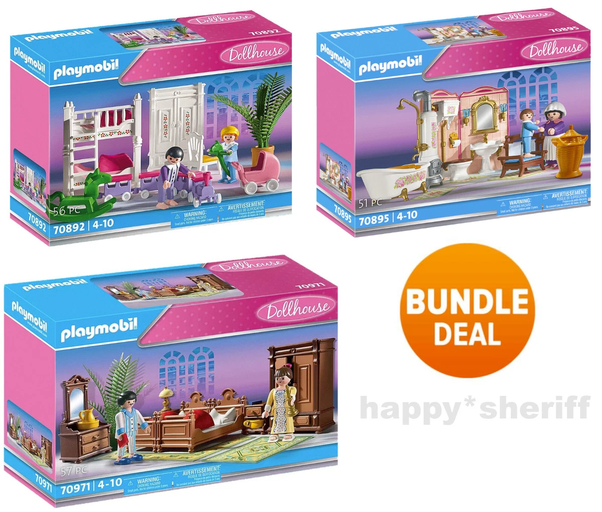 Playmobil ® 70895 Salle de bains Dollhouse - Victorian / 1900 / Neuf - new