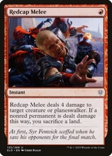 4x Redcap Melee - NM - Throne of Eldraine - SPARROW MAGIC