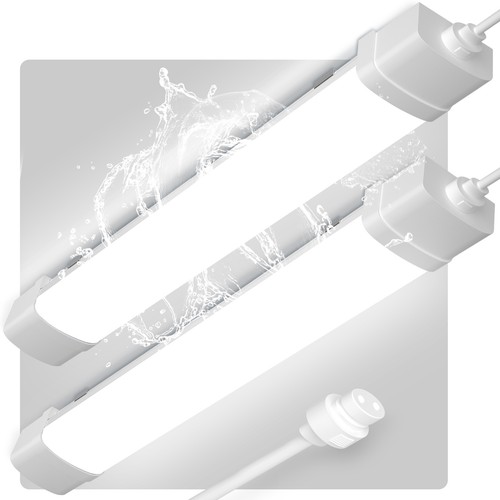 Lampada LED per ambienti umidi lampada per vasca luce 60/90/120/150 cm incl. tubo T8 IP65 - Foto 174 di 195