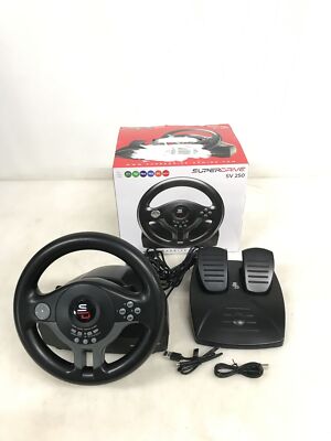 Subsonic Superdrive - Rennlenkrad / Lenkrad Driving Wheel SV200 mit pedalen 