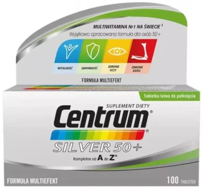 (1kg/134,13€) Centrum Silver 50+ Multieffekt Vitamine Mineralien 100 Tab.