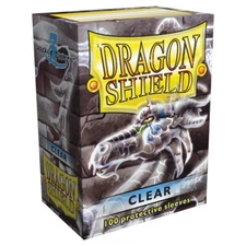 Dragon Shield Card Sleeves: (100 Sleeves) Clear ATM10001 Standard Size