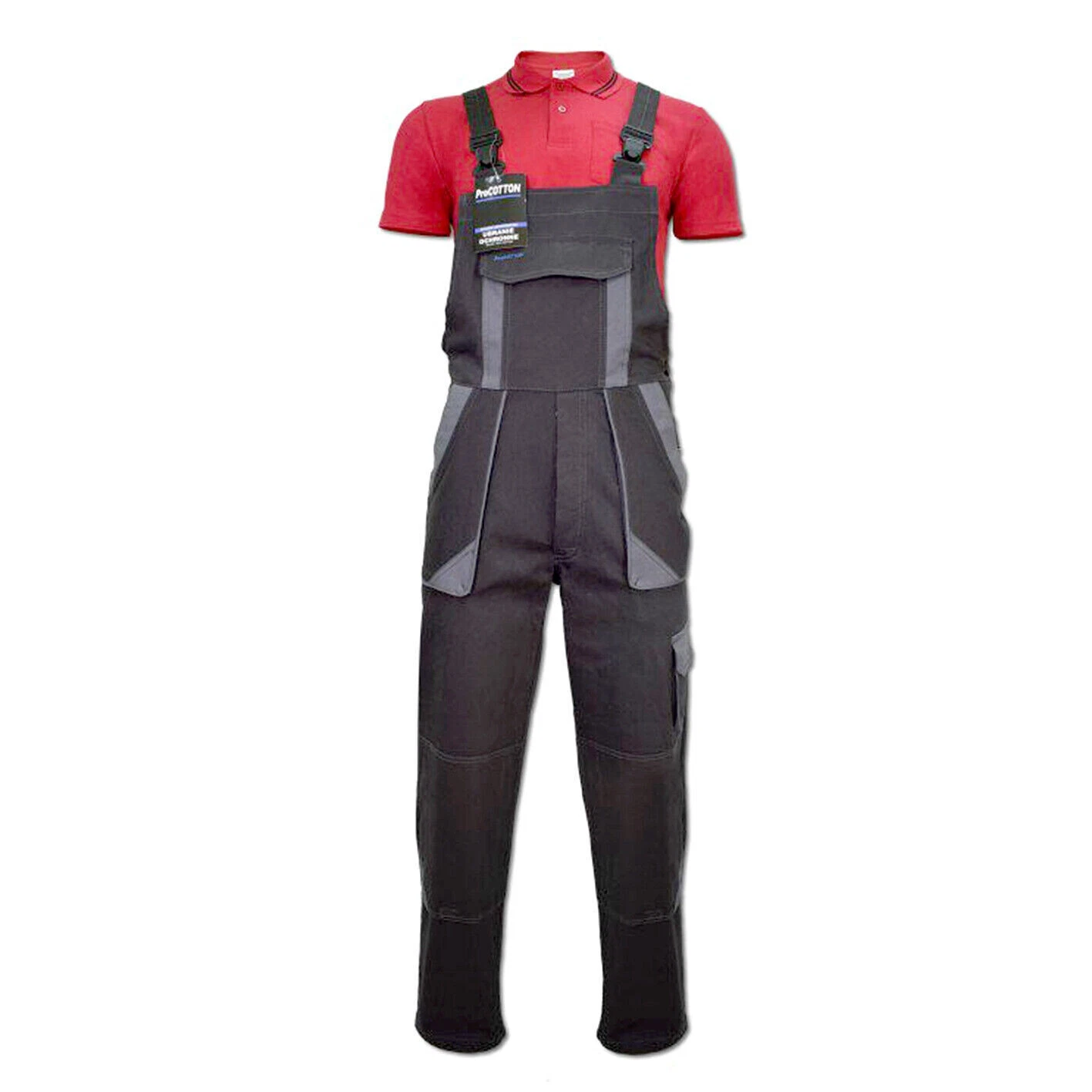 Work Bib & Brace Overalls Dungarees Multi Pockets Work Trousers Pants -ProCotton
Opens in a new wind
