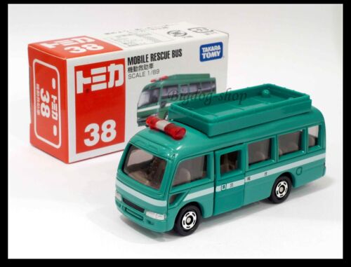 TOMICA 38 MOBILE RESCUE BUS Toyota Coaster  1/89 TOMY DIECAST CAR NEW 2014 - 第 1/4 張圖片