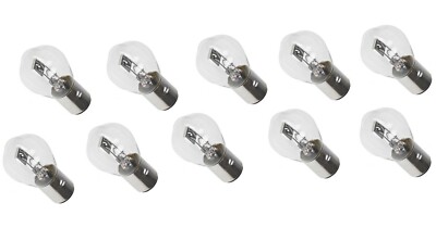 10 x 6V 25/25W Birne Lampe Glühlampe BA20D f. SIMSON Jawa MZ IFA EMW AWO NSU BMW