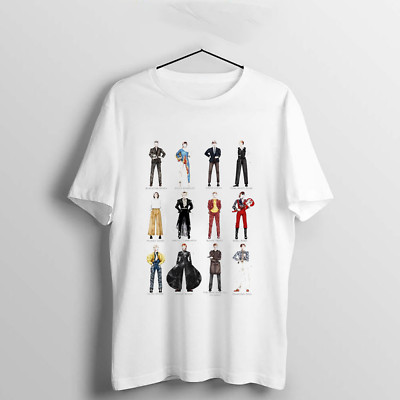 Rare David Bowie Style Gift For Fan White S-2345XL Unisex T-shirt TMB838