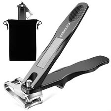 360 Degree Rotating Toe Nail Clippers for Seniors Long Handle Ultra Sharp Sturdy