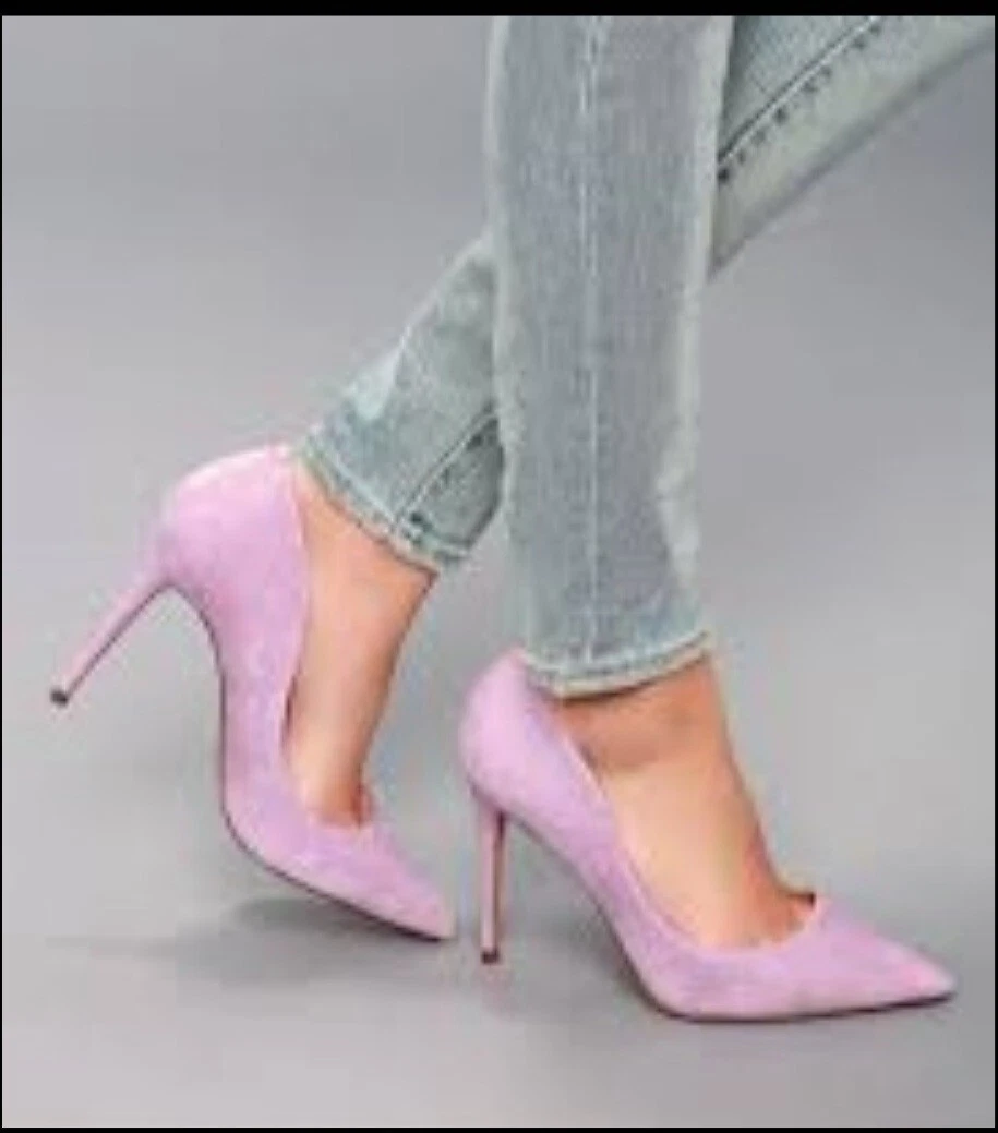 steve madden daisie pumps lavender suede size 9.5