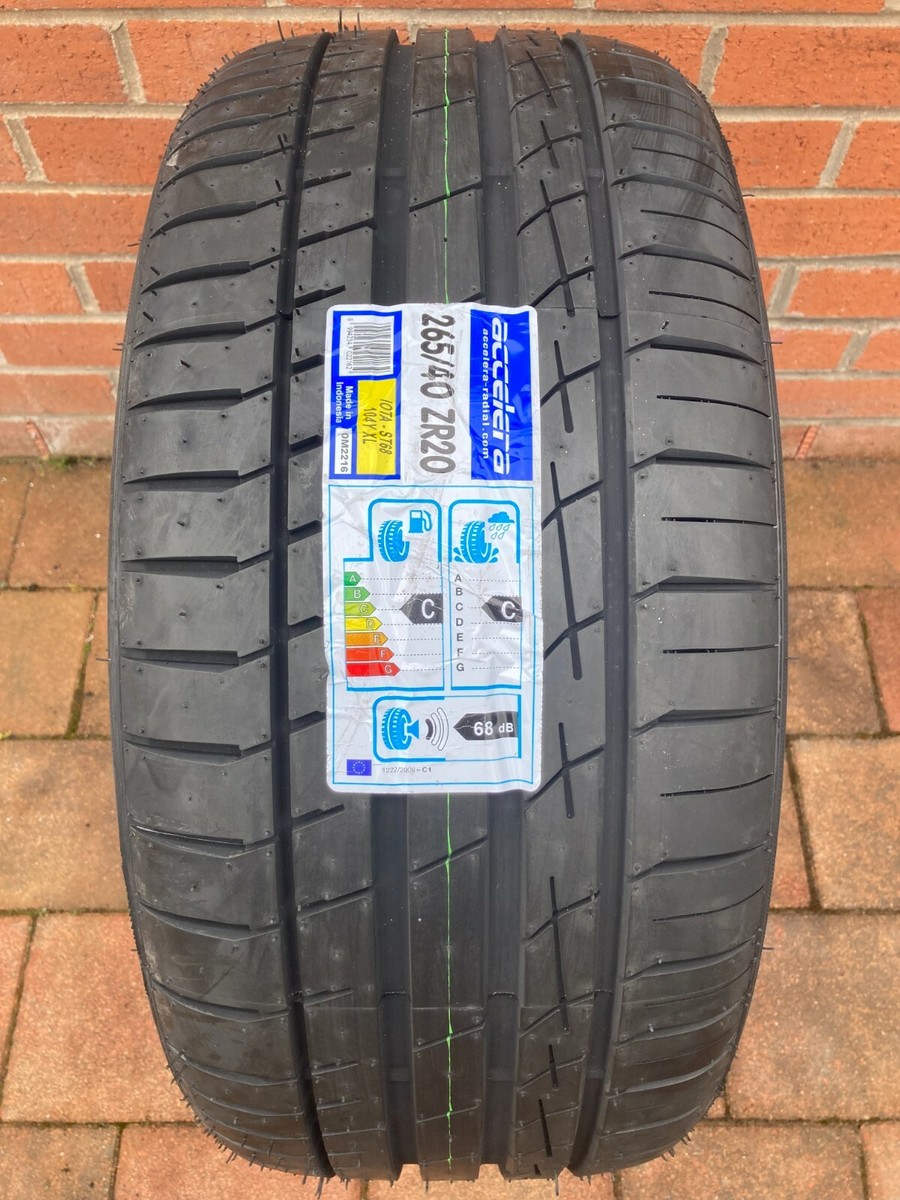 4 X 265/40ZR20 104Y XL ACCELERA TYRES 265 40 20 EXTRA LOAD