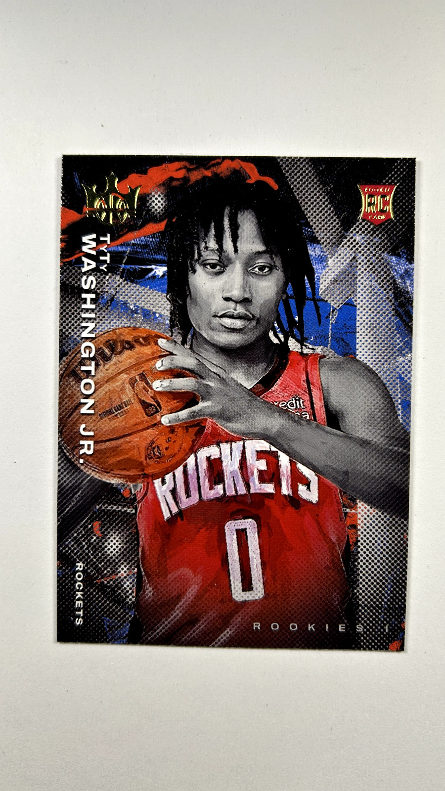 TyTy Washington Jr. 2022-23 Panini Court Kings #96 Rookie I Rookie RC Rockets