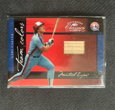 2005 DR Classics Team Colrs GARY CARTER #29/100 Bat Card NY Mets