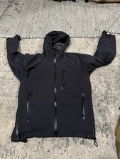 NWT - Beyond Clothing Systems K6 ARX 2.0 Black Womens Rain Hooded Jacket Small