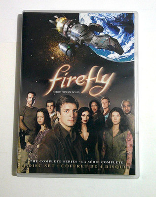 Firefly The Complete Series 4-Disc Set (DVD, 2002) Nathan Fillion